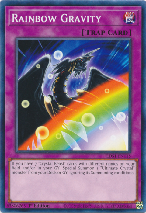 Rainbow Gravity [LDS1-EN115] Common Yu-Gi-Oh!