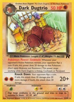 Dark Dugtrio (23/82) [Team Rocket Unlimited] Pokémon