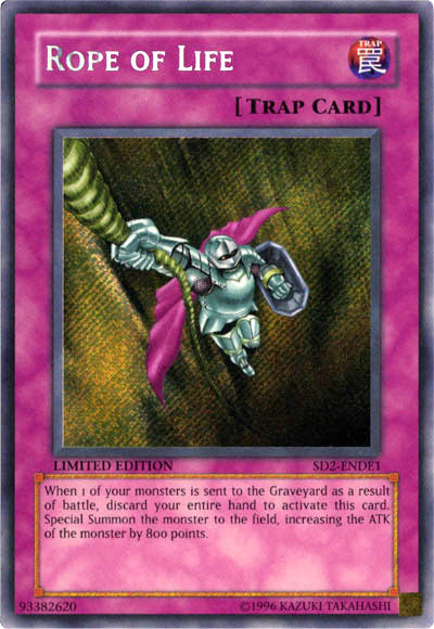 Rope of Life [SD2-ENDE1] Secret Rare Yu-Gi-Oh!