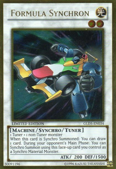 Formula Synchron [GLD5-EN034] Gold Rare Yu-Gi-Oh!
