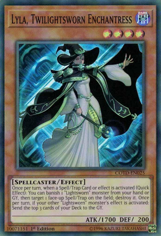 Lyla, Twilightsworn Enchantress [COTD-EN025] Super Rare Yu-Gi-Oh!