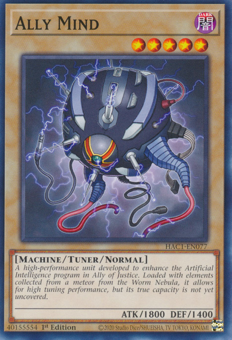 Ally Mind [HAC1-EN077] Common Yu-Gi-Oh!