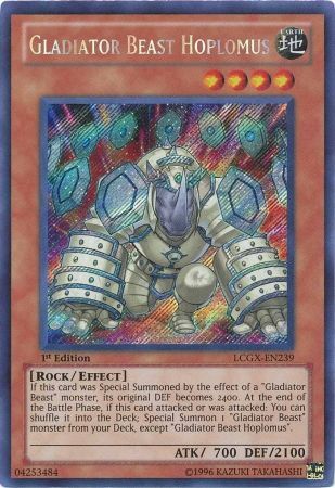 Gladiator Beast Hoplomus [LCGX-EN239] Secret Rare Yu-Gi-Oh!
