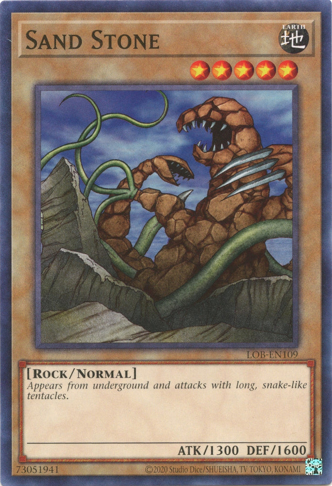 Sand Stone (25th Anniversary) [LOB-EN109] Common Yu-Gi-Oh!