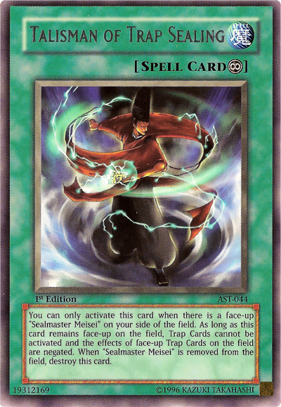 Talisman of Trap Sealing [AST-044] Rare Yu-Gi-Oh!