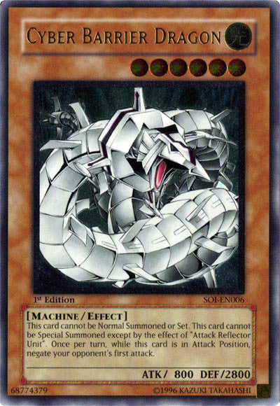 Cyber Barrier Dragon (UTR) [SOI-EN006] Ultimate Rare Yu-Gi-Oh!