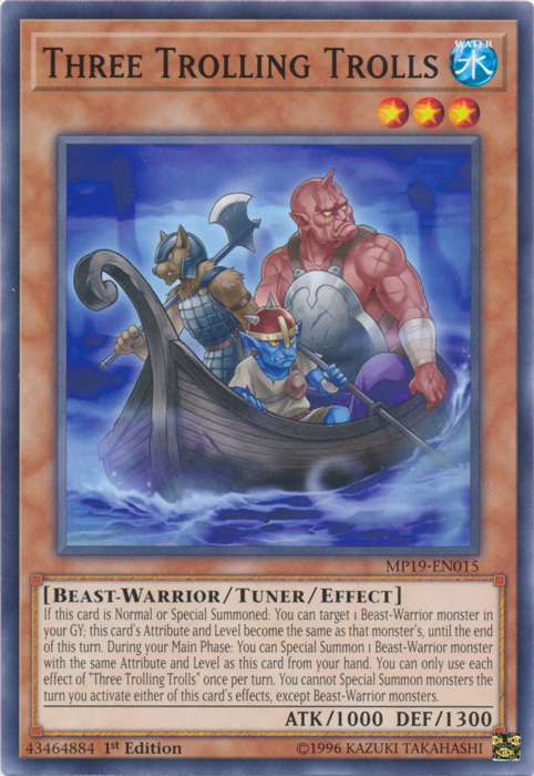 Three Trolling Trolls [MP19-EN015] Common Yu-Gi-Oh!