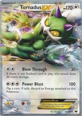 Tornadus EX (90/108) (CMT - Zachary Bokhari) [World Championships 2012] Pokémon