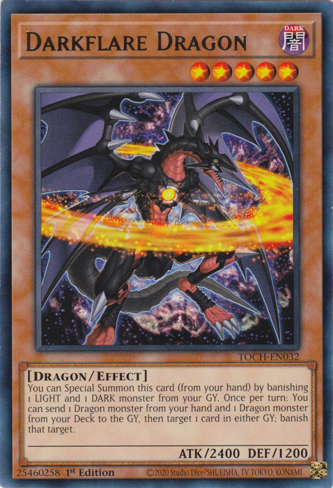 Darkflare Dragon [TOCH-EN032] Rare Yu-Gi-Oh!