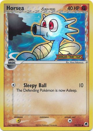 Horsea (50/101) (Delta Species) (Stamped) [EX: Dragon Frontiers] Pokémon