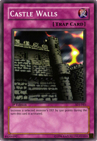 Castle Walls [SDJ-045] Common Yu-Gi-Oh!