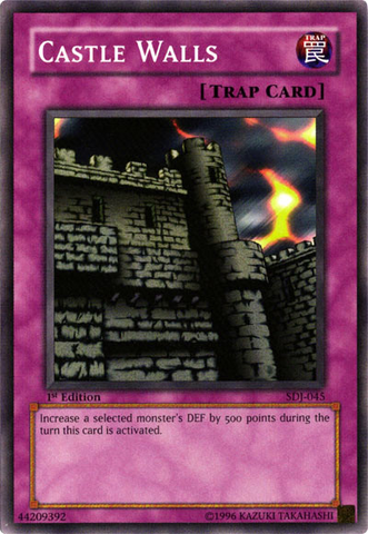 Castle Walls [SDJ-045] Common Yu-Gi-Oh!