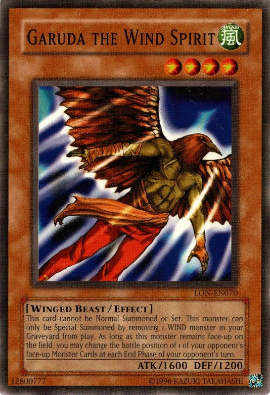 Garuda the Wind Spirit [LON-EN070] Common Yu-Gi-Oh!