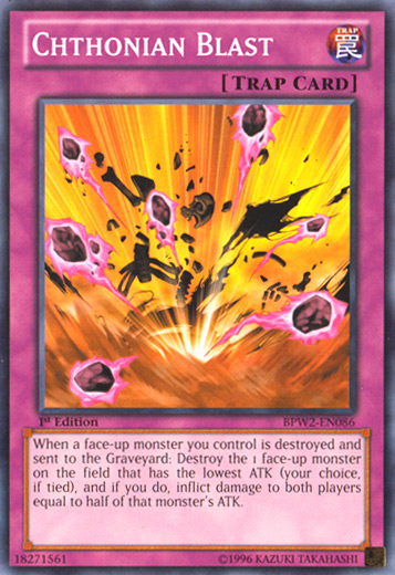 Chthonian Blast [BPW2-EN086] Common Yu-Gi-Oh!