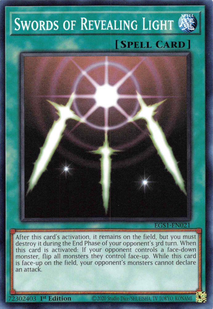 Swords of Revealing Light [EGS1-EN021] Common Yu-Gi-Oh!
