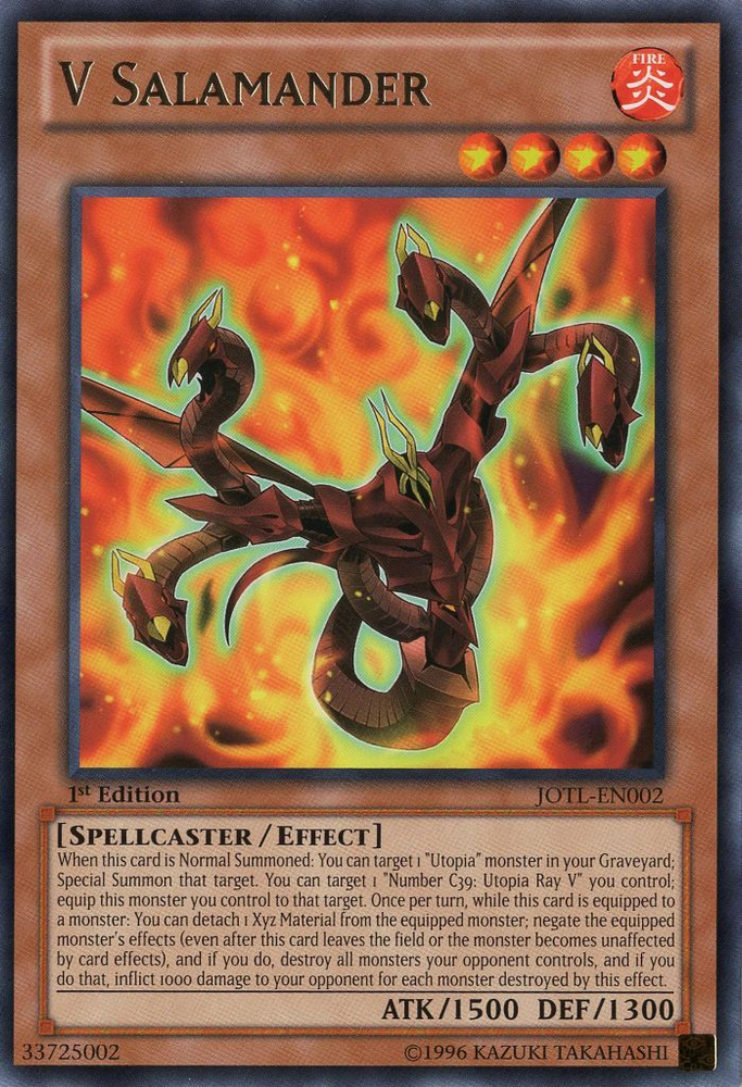 V Salamander [JOTL-EN002] Rare Yu-Gi-Oh!