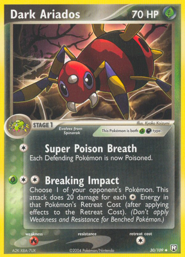 Dark Ariados (30/109) [EX: Team Rocket Returns] Pokémon