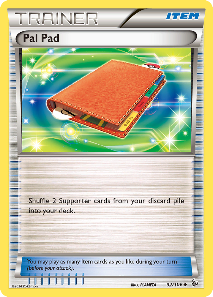 Pal Pad (92/106) [XY: Flashfire] Pokémon