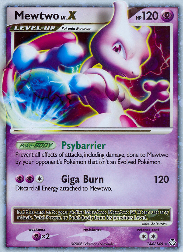 Mewtwo LV.X (144/146) [Diamond & Pearl: Legends Awakened] Pokémon