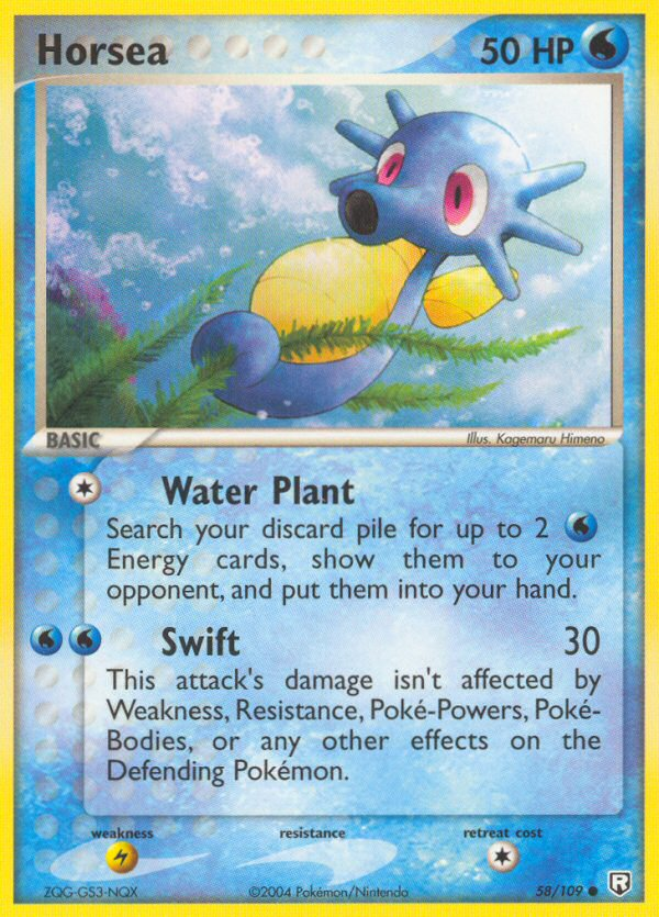 Horsea (58/109) [EX: Team Rocket Returns] Pokémon