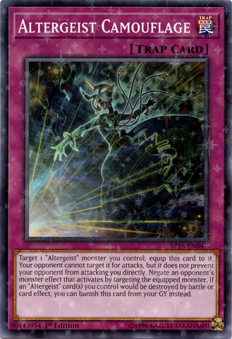 Altergeist Camouflage [SP18-EN047] Starfoil Rare Yu-Gi-Oh!