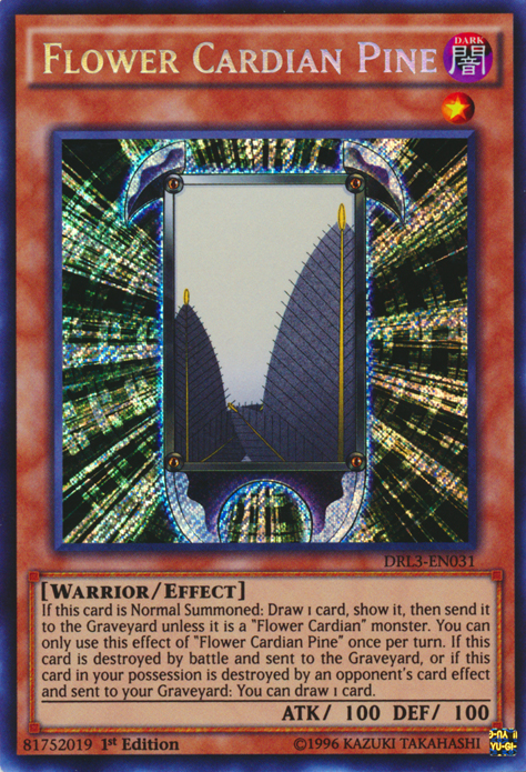 Flower Cardian Pine [DRL3-EN031] Secret Rare Yu-Gi-Oh!