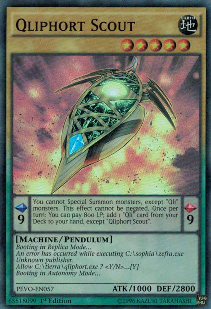 Qliphort Scout [PEVO-EN057] Super Rare Yu-Gi-Oh!