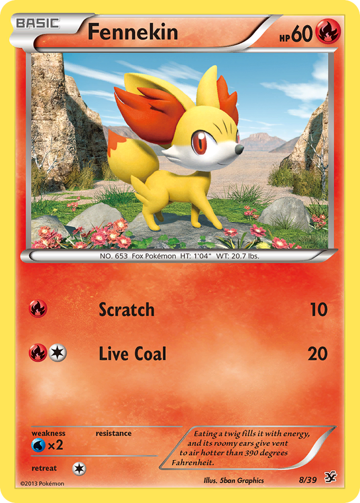 Fennekin (8/39) [XY: Kalos Starter Set] Pokémon