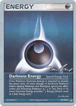 Darkness Energy (87/108) (Legendary Ascent - Tom Roos) [World Championships 2007] Pokémon
