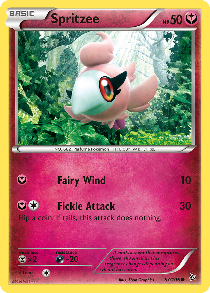 Spritzee (67/106) [XY: Flashfire] Pokémon