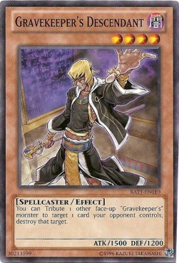 Gravekeeper's Descendant [BATT-EN010] Starfoil Rare Yu-Gi-Oh!