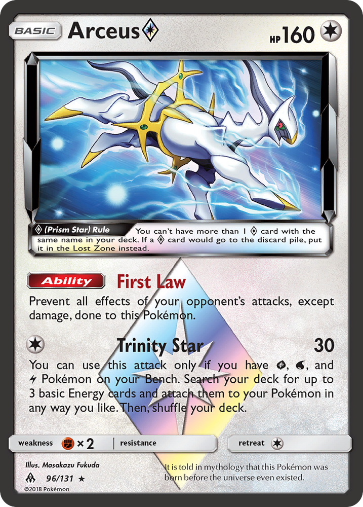 Arceus (96/131) (Prism Star) [Sun & Moon: Forbidden Light] Pokémon