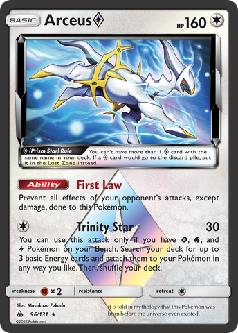 Arceus (96/131) (Prism Star) [Sun & Moon: Forbidden Light] Pokémon