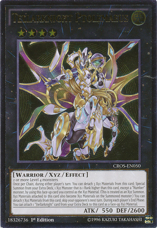 Tellarknight Ptolemaeus (UTR) [CROS-EN050] Ultimate Rare Yu-Gi-Oh!