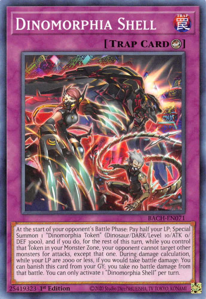 Dinomorphia Shell [BACH-EN071] Common Yu-Gi-Oh!