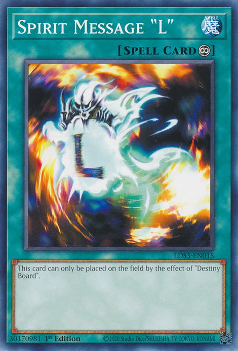 Spirit Message L [LDS3-EN015] Common Yu-Gi-Oh!