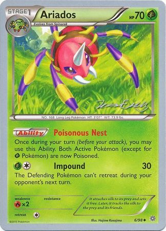 Ariados (6/98) (Bebe - Jesper Eriksen) [World Championships 2016] Pokémon