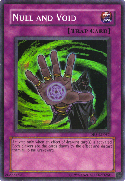 Null and Void [DR3-EN057] Super Rare Yu-Gi-Oh!