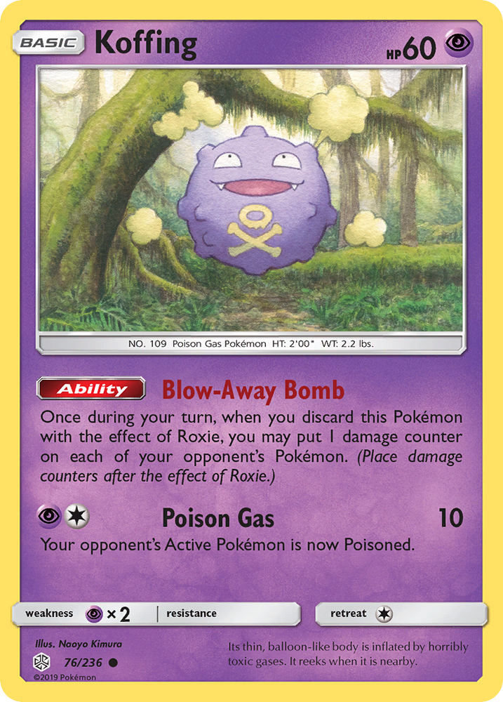 Koffing (76/236) [Sun & Moon: Cosmic Eclipse] Pokémon