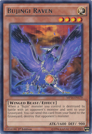 Bujingi Raven [MP14-EN179] Rare Yu-Gi-Oh!