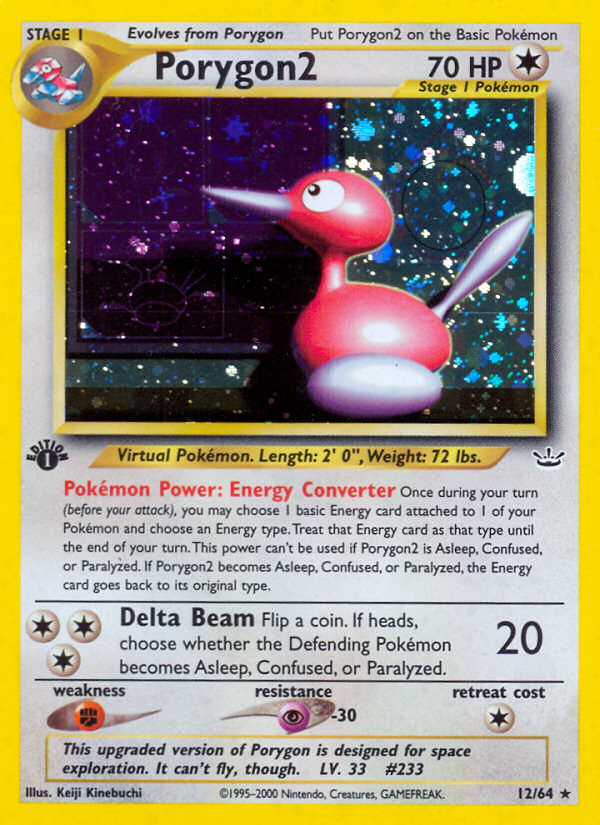 Porygon2 (12/64) [Neo Revelation 1st Edition] Pokémon