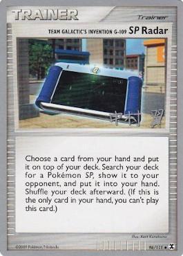 Team Galactic's Invention G-109 SP Radar (96/111) (Crowned Tiger - Tsubasa Nakamura) [World Championships 2009] Pokémon