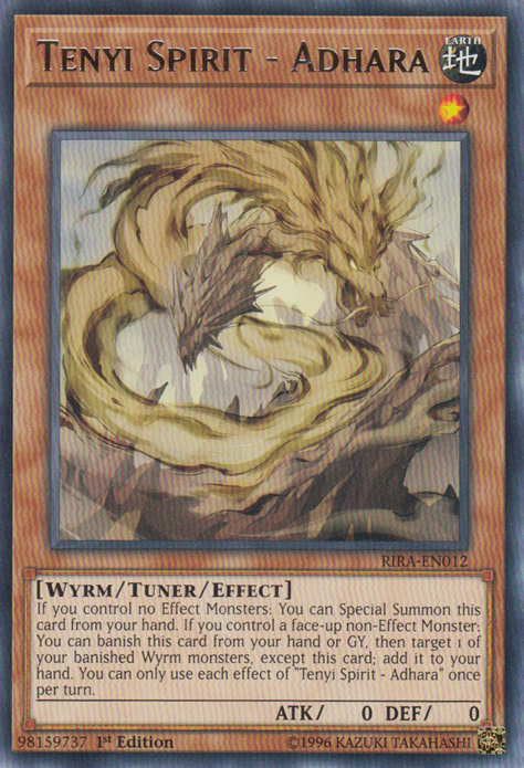 Tenyi Spirit - Adhara [RIRA-EN012] Rare Yu-Gi-Oh!