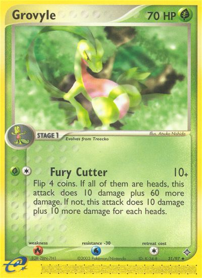 Grovyle (31/97) [EX: Dragon] Pokémon