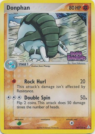 Donphan (40/110) (Stamped) [EX: Holon Phantoms] Pokémon