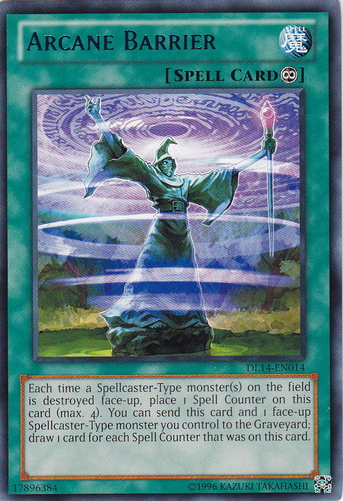 Arcane Barrier (Blue) [DL14-EN014] Rare Yu-Gi-Oh!