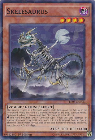 Skelesaurus [BP03-EN108] Shatterfoil Rare Yu-Gi-Oh!