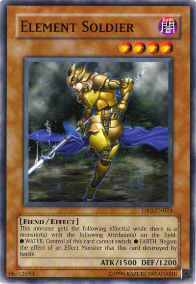 Element Soldier [DR3-EN024] Common Yu-Gi-Oh!