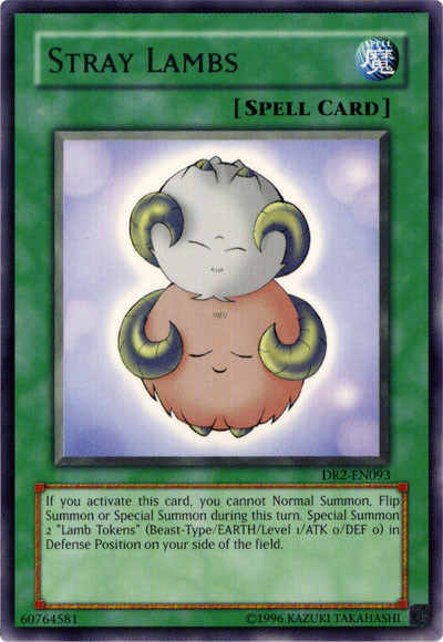 Stray Lambs [DR2-EN093] Rare Yu-Gi-Oh!