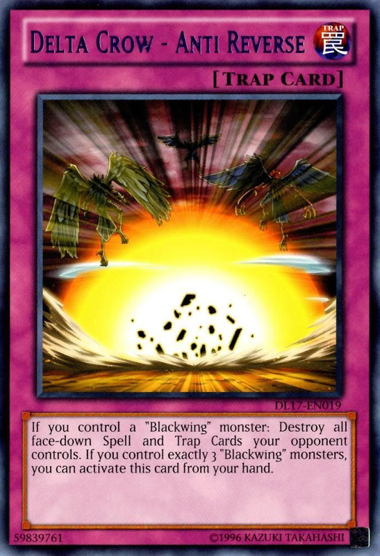 Delta Crow - Anti Reverse (Purple) [DL17-EN019] Rare Yu-Gi-Oh!